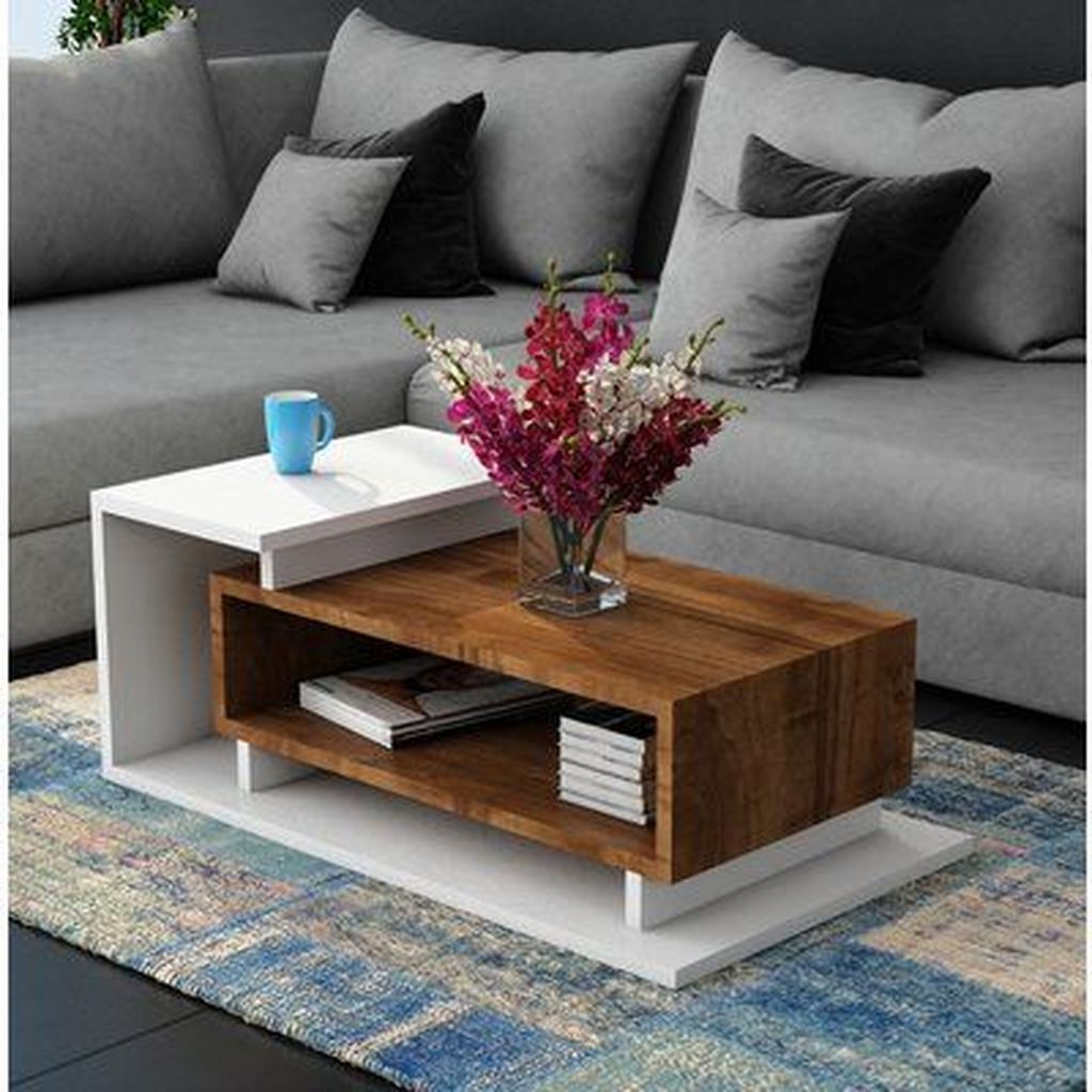 Well Known Modern Wooden X Design Coffee Tables Inside Wooden Coffee Table Design To Service You Declutter (Photo 7 of 15)