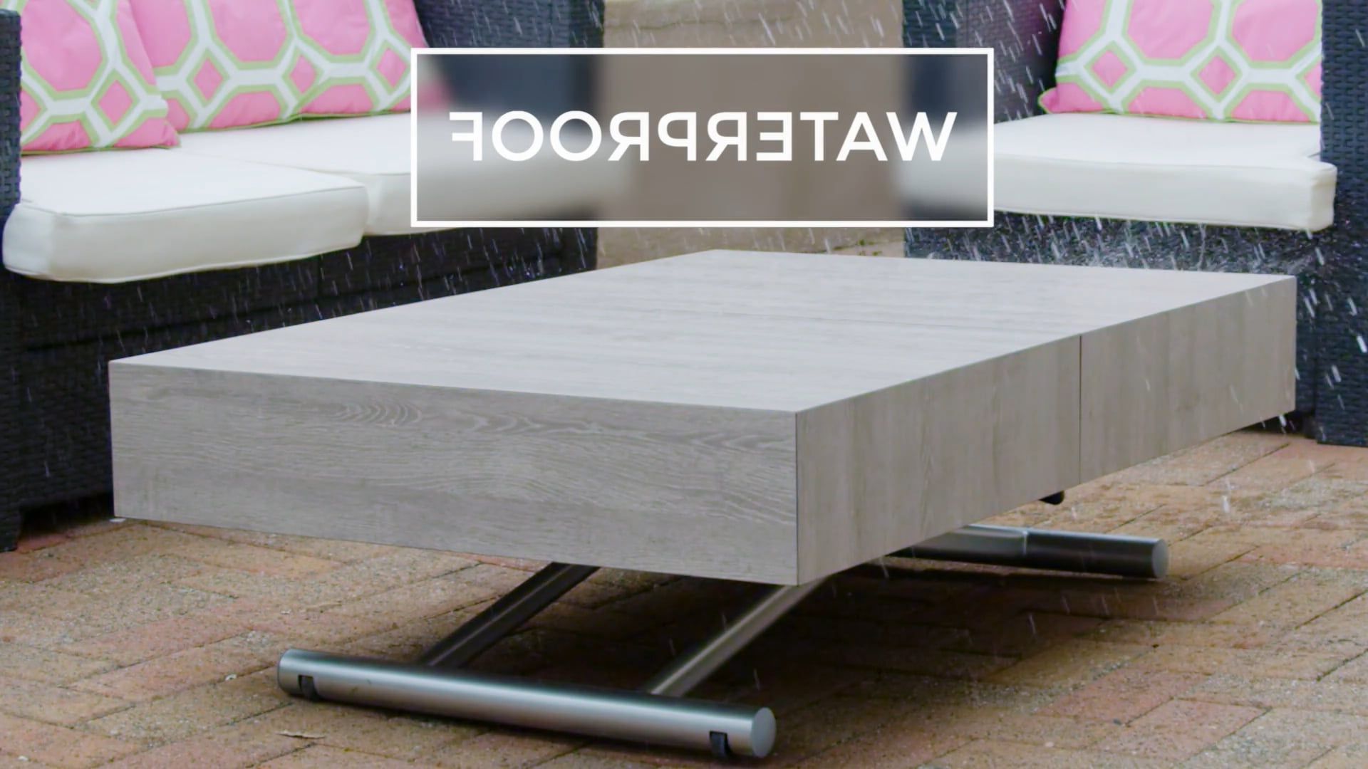 Well Known Outdoor Waterproof Expandable Box Coffee Table (View 5 of 15)
