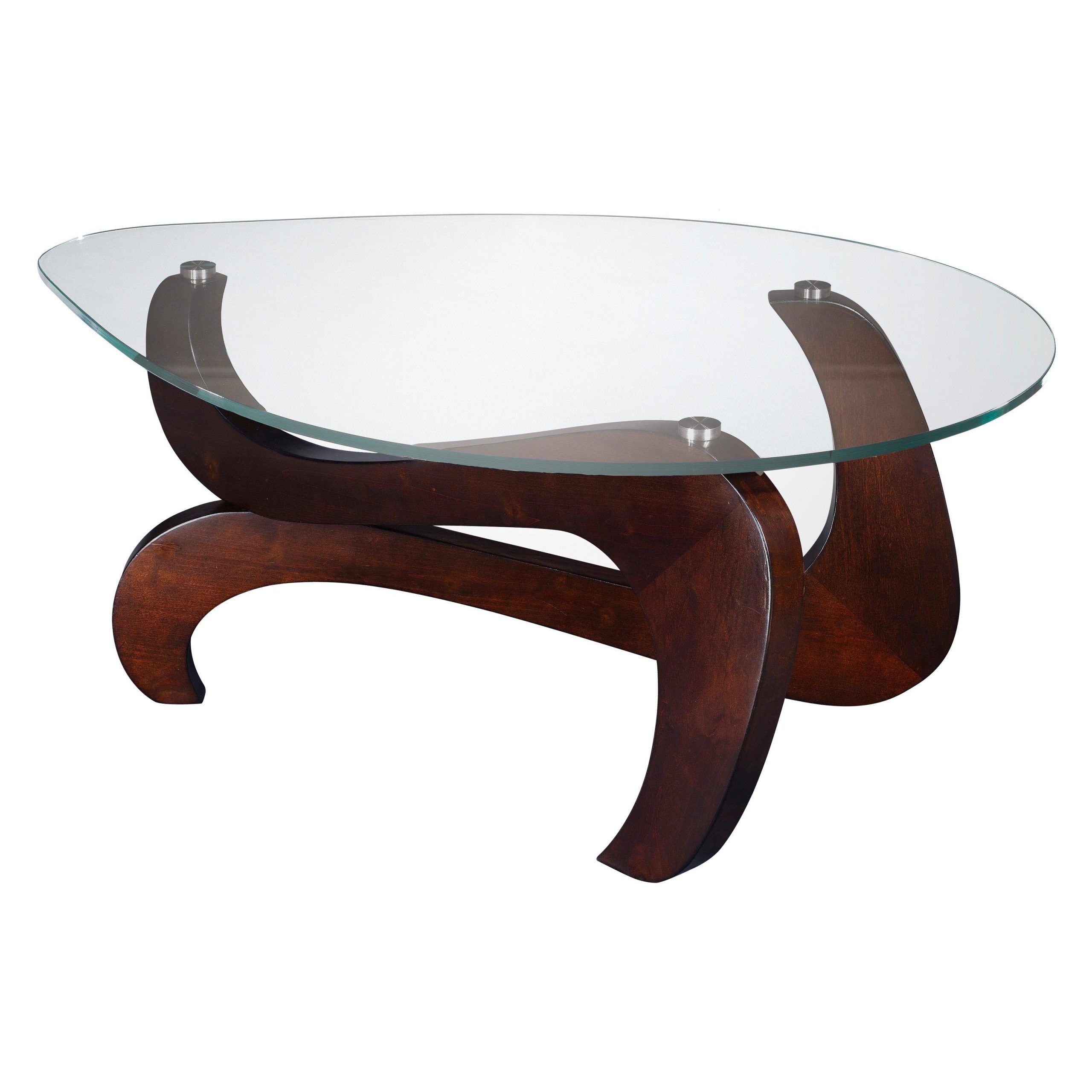Well Known Wood Tempered Glass Top Coffee Tables Regarding Wood Base Glass Top Coffee Table (Photo 13 of 15)