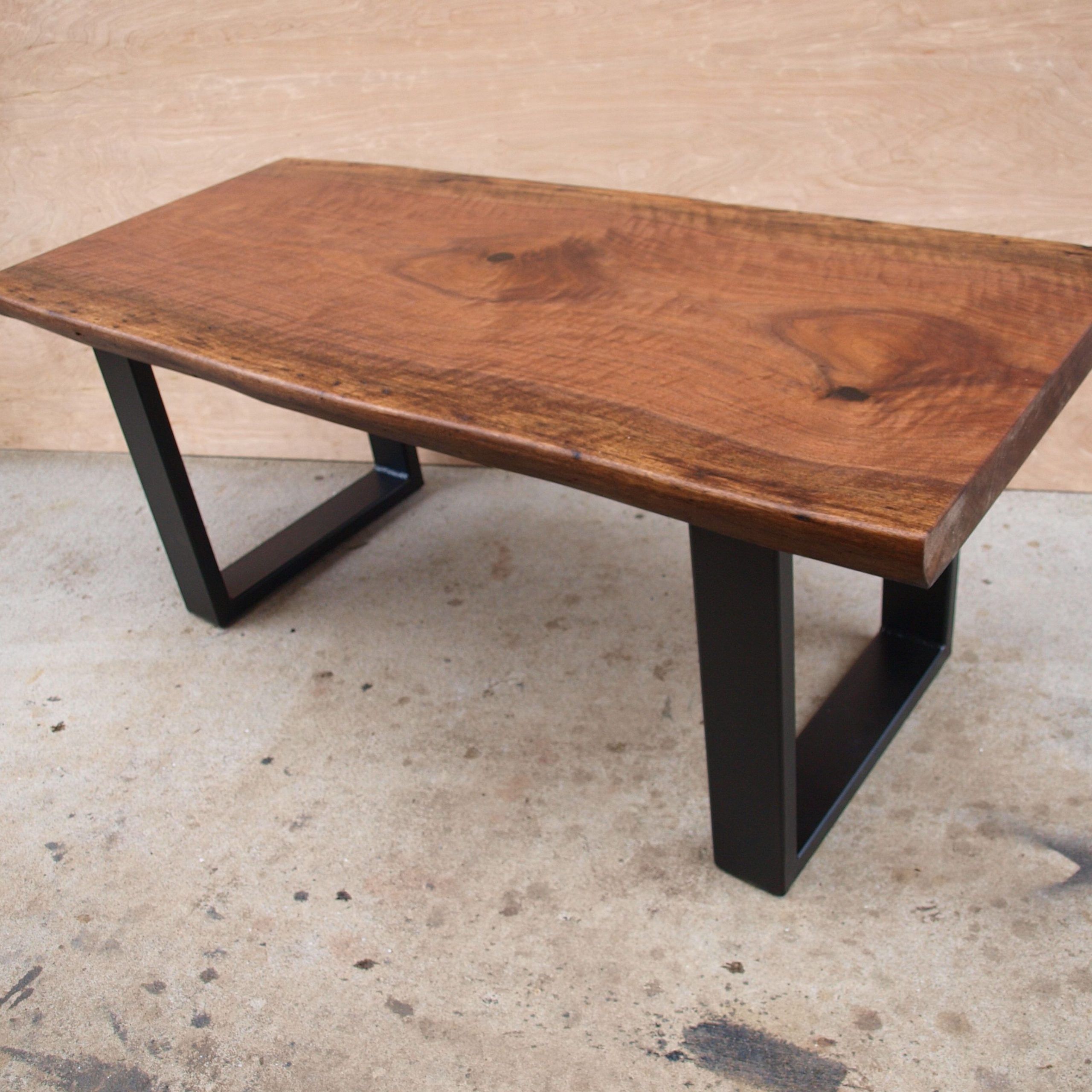 Well Liked Hand Crafted Live Edge Walnut Coffee Tablewitness Tree Studios Throughout Walnut Coffee Tables (View 12 of 15)