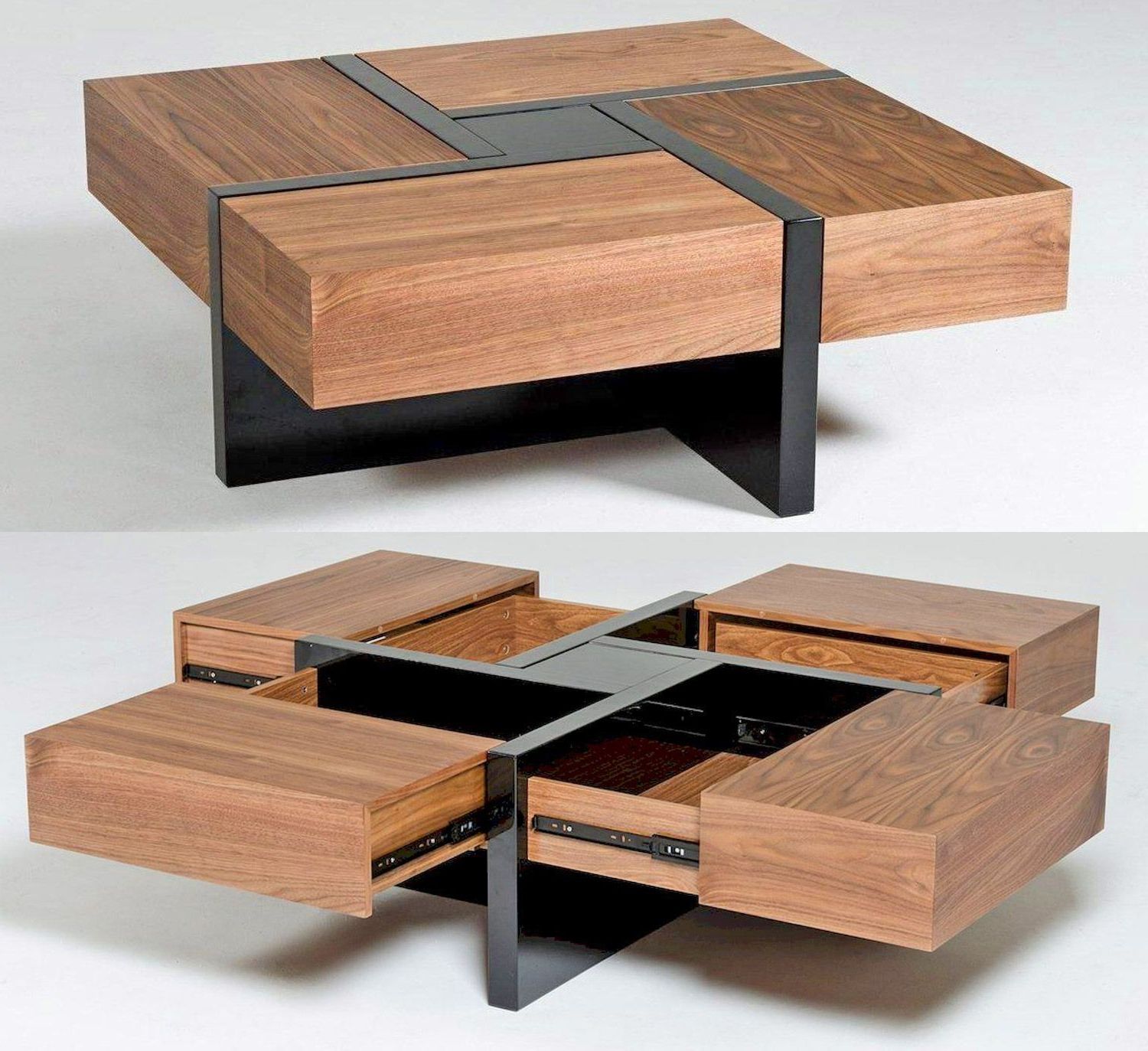 Well Liked Modern Wooden X Design Coffee Tables Intended For 10+ Stylish Modern Wooden Coffee Table Designs – Decoomo (Photo 2 of 15)