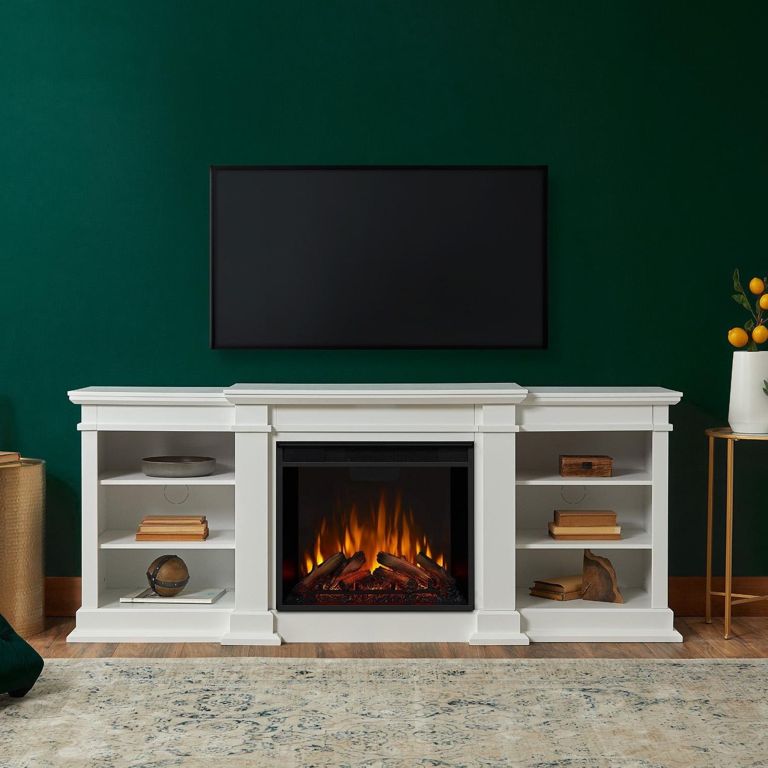 Well Liked Real Flame G1200e W Fresno 71 Inch Electric Fireplace Entertainment Pertaining To Electric Fireplace Entertainment Centers (Photo 11 of 15)