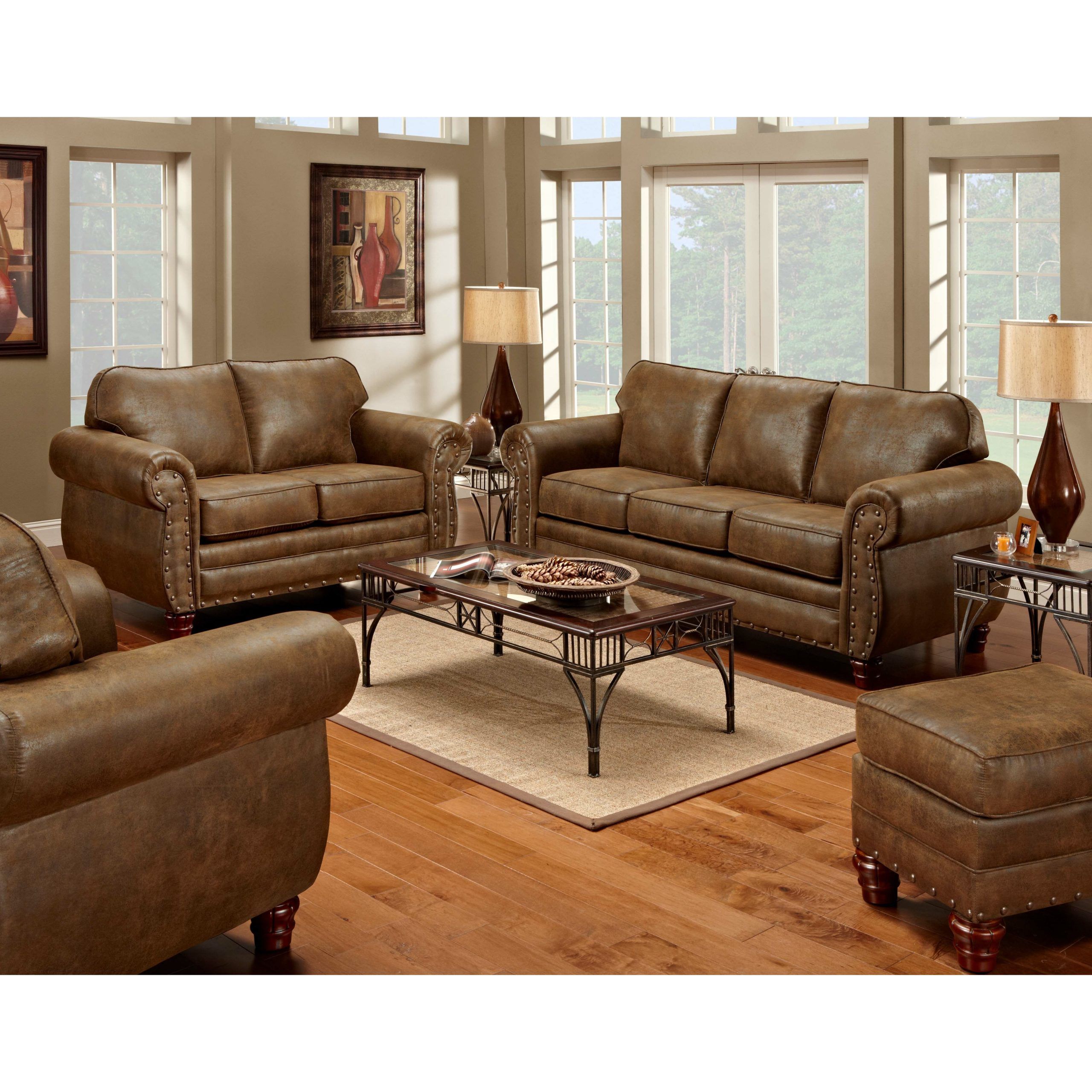 Well Liked Sofas For Living Rooms With American Furniture Classics Sedona 4 Piece Living Room Set With Sleeper (View 7 of 15)