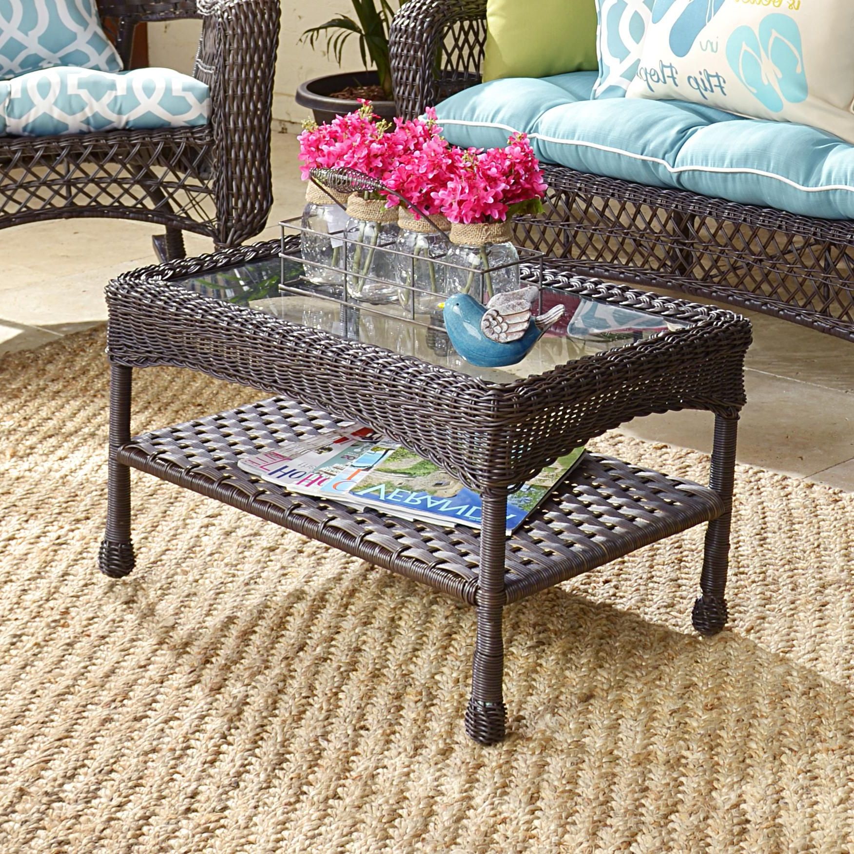 Wicker Coffee Table, Coffee Table (Photo 13 of 15)