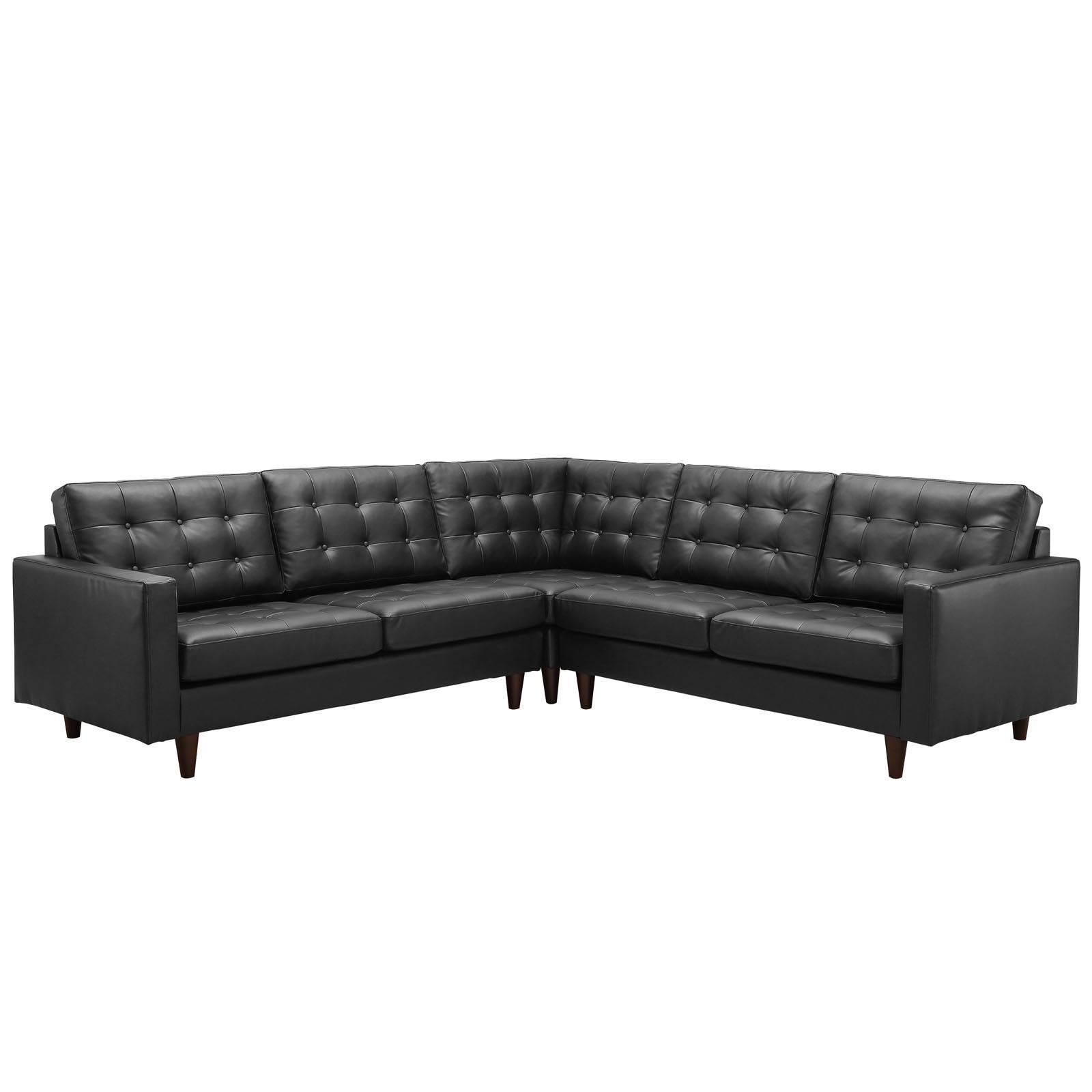 Widely Used Empress 3 Piece Leather Sectional Sofa Set (View 13 of 15)