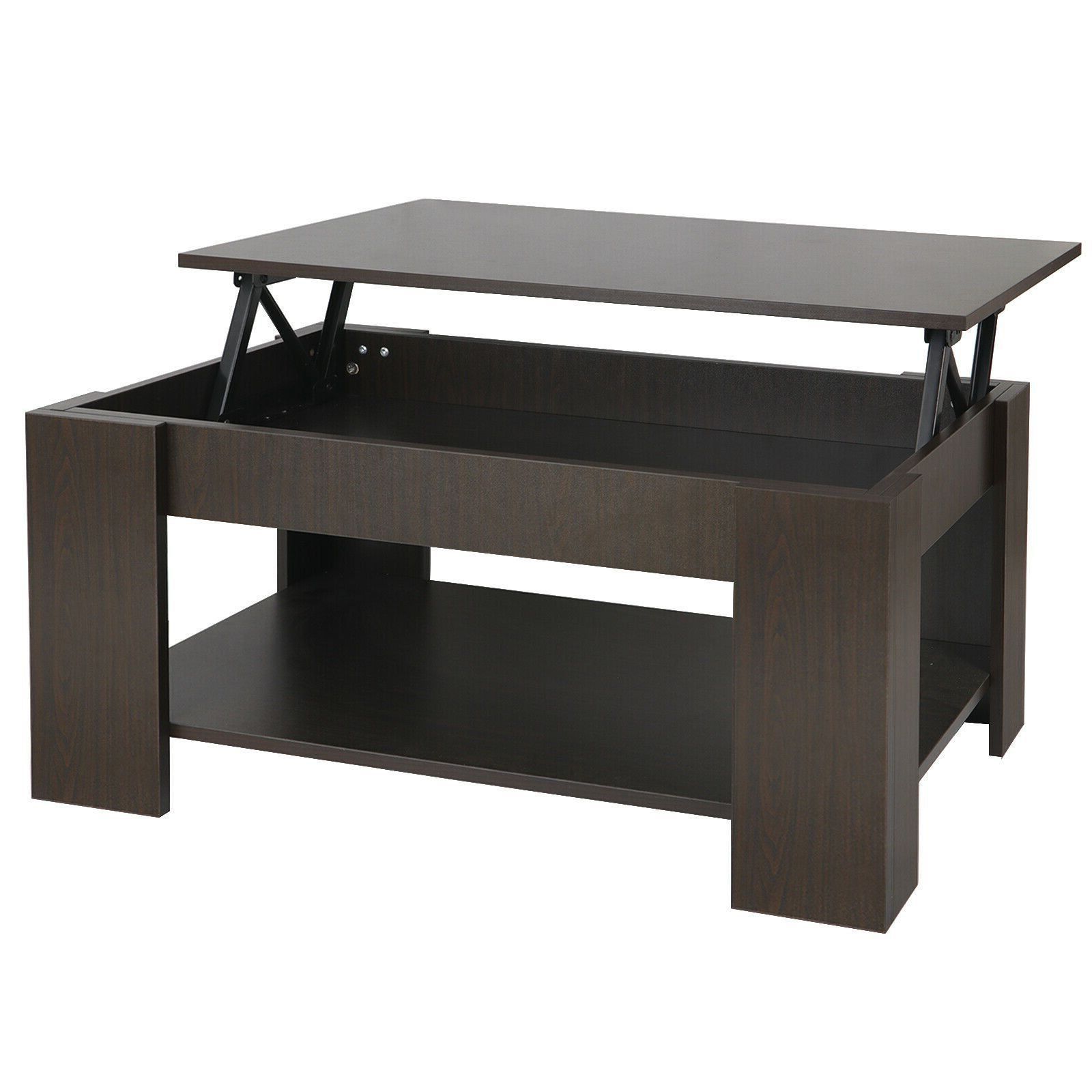 Widely Used Modern Lift Up Top Tea Coffee Table Hidden Storage Compartment & Shelf In Modern Coffee Tables With Hidden Storage Compartments (View 15 of 15)