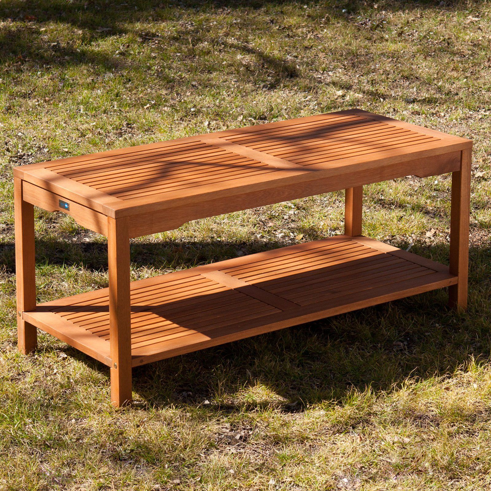 Widely Used Sei Catania Outdoor Cocktail Table Material:eucalyptus,size: (View 3 of 15)