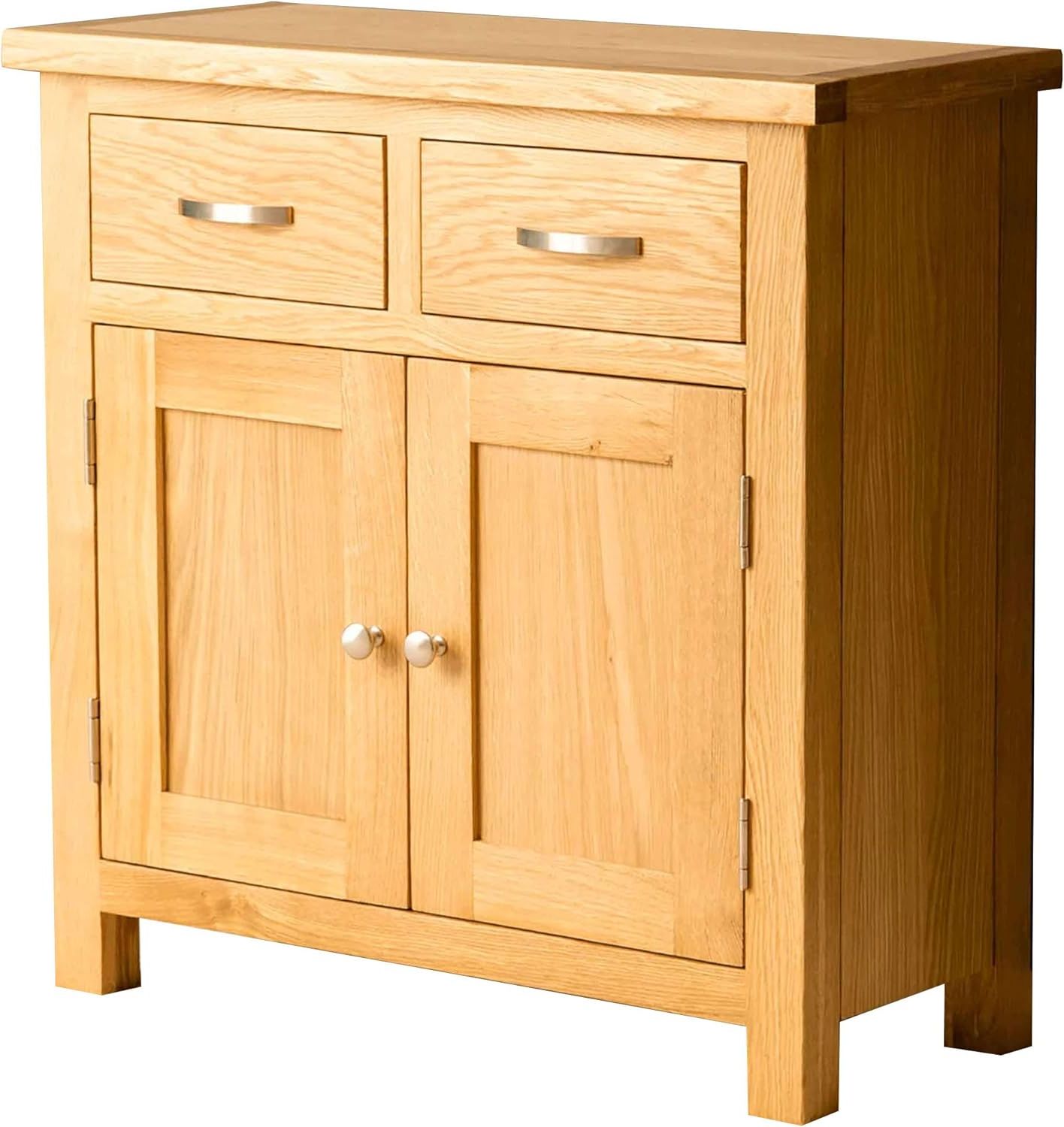 Wood Cabinet With Drawers With Regard To Well Known Roselandfurniture London Oak Mini Sideboard Storage Cabinet With (View 5 of 15)