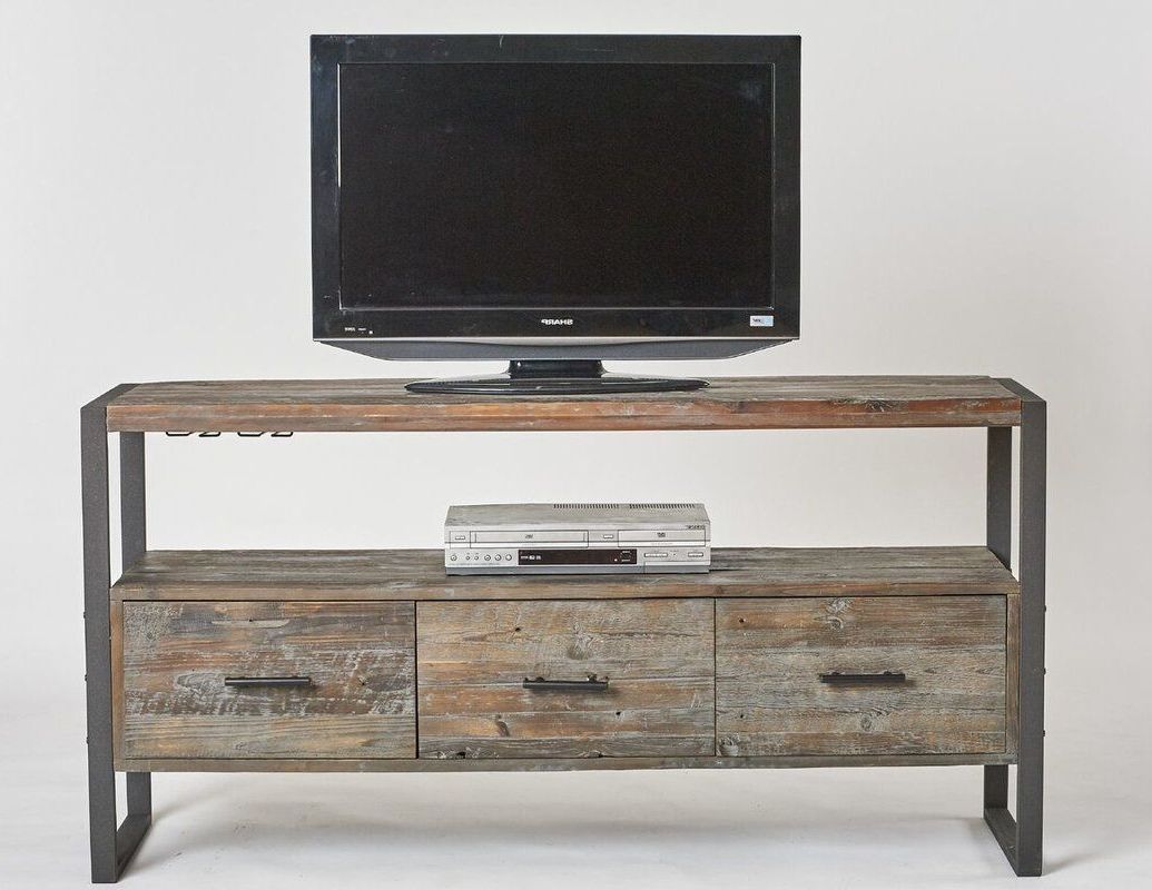 Wood Entertainment Unit, Solid Wood Tv Stand, Tv (Photo 3 of 15)