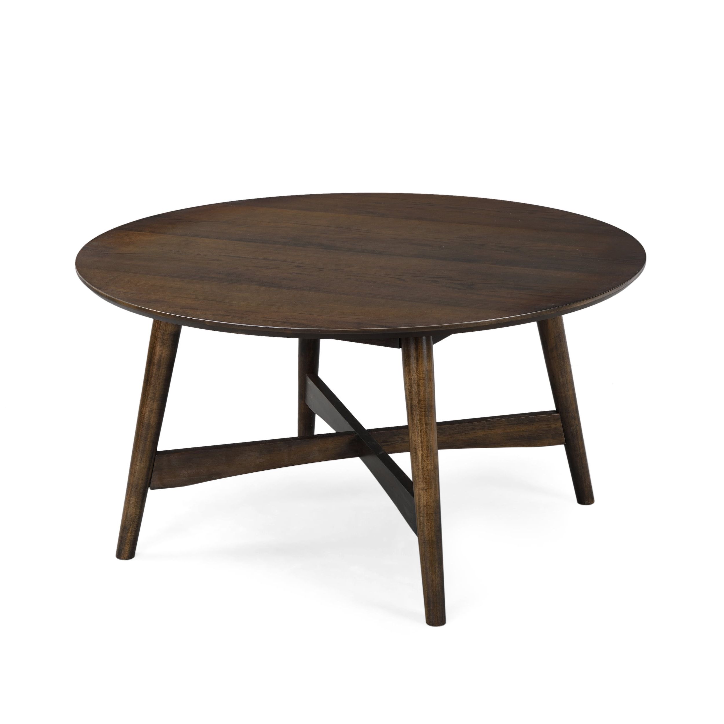 Wooden Mid Century Coffee Tables With Regard To Favorite Murdock Mid Century Modern Wood Coffee Table, Gray – Walmart (View 14 of 15)
