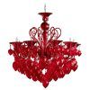Red Chandeliers (Photo 3 of 15)