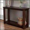 Rustic Walnut Wood Console Tables (Photo 9 of 15)
