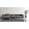 Matilda 100% Top Grain Leather Chaise Sectional Sofas (Photo 3 of 25)