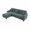 102" Stockton Sectional Couches With Reversible Chaise Lounge Herringbone Fabric (Photo 4 of 14)