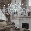 Crystal And Chrome Chandeliers (Photo 9 of 15)