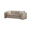 130" Stockton Sectional Couches With Double Chaise Lounge Herringbone Fabric (Photo 17 of 24)