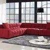 Mireille Modern And Contemporary Fabric Upholstered Sectional Sofas (Photo 13 of 25)