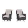 2 Piece Swivel Gliders With Patio Cover (Photo 15 of 15)