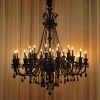 Black Glass Chandeliers (Photo 6 of 15)