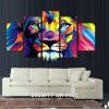 Abstract Lion Wall Art (Photo 6 of 15)