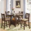 Craftsman 5 Piece Round Dining Sets With Uph Side Chairs (Photo 23 of 25)
