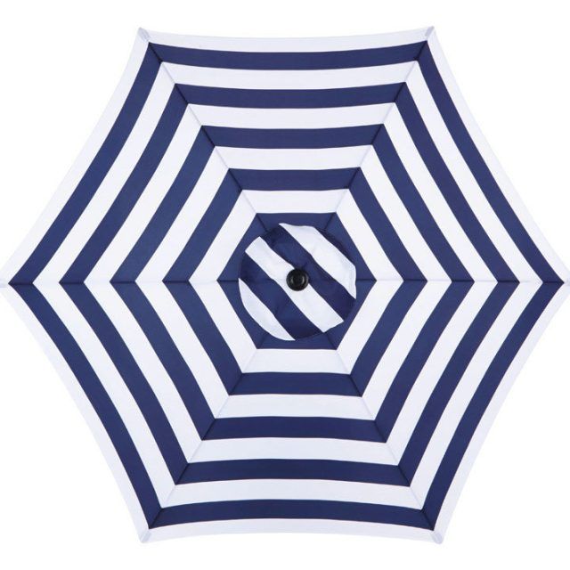 25 Best Darwen Tiltable Patio Stripe Market Umbrellas