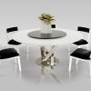 Large White Round Dining Tables (Photo 8 of 25)