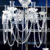Faux Crystal Chandelier Centerpieces (Photo 11 of 15)