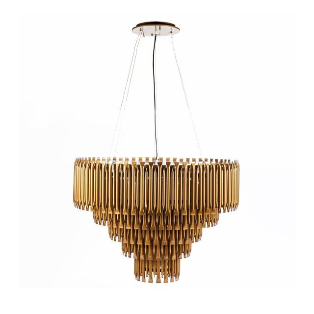 15 Best Collection of Gold Modern Chandelier