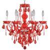Red Chandeliers (Photo 1 of 15)