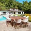 Jaxon Grey 7 Piece Rectangle Extension Dining Sets With Wood Chairs (Photo 24 of 25)
