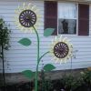 Metal Sunflower Yard Art (Photo 14 of 15)