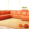Orange Sectional Sofas (Photo 1 of 15)