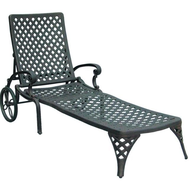Top 15 of Outdoor Cast Aluminum Chaise Lounge Chairs