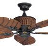 Outdoor Ceiling Fans With Leaf Blades (Photo 9 of 15)