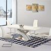 White Glass Dining Tables And Chairs (Photo 17 of 25)