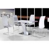 White High Gloss Dining Tables And 4 Chairs (Photo 19 of 25)