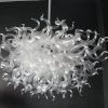 White Contemporary Chandelier (Photo 2 of 15)