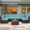 Outdoor Rattan Sectional Sofas With Coffee Table (Photo 14 of 15)