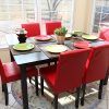 Red Dining Tables And Chairs (Photo 7 of 25)