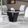 Black Glass Dining Tables With 6 Chairs (Photo 18 of 25)