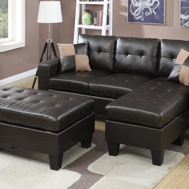 15 Best Collection of Leather Sectionals with Ottoman