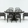Caira Black 5 Piece Round Dining Sets With Upholstered Side Chairs (Photo 9 of 25)