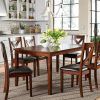 Candice Ii 7 Piece Extension Rectangular Dining Sets With Uph Side Chairs (Photo 13 of 25)
