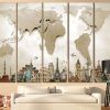 Cool Map Wall Art (Photo 9 of 15)