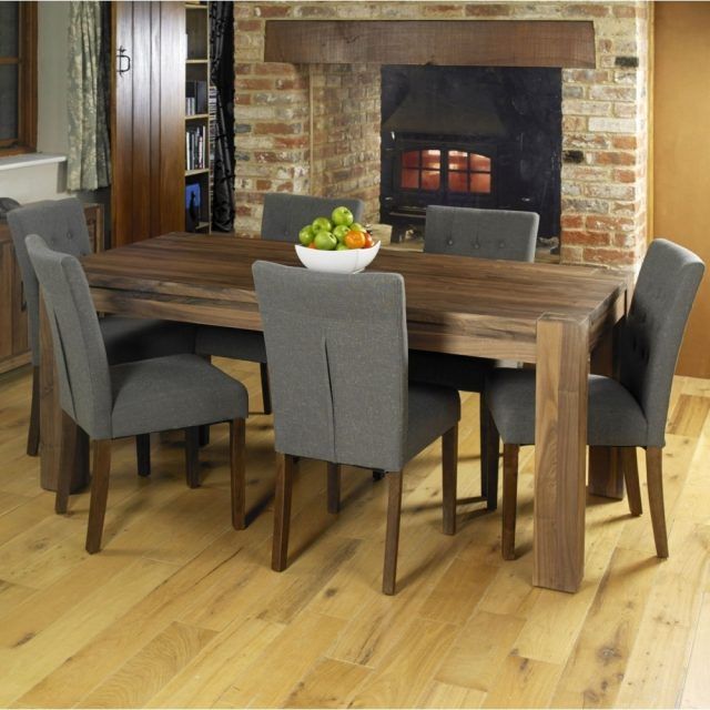 25 Photos Dark Wood Dining Tables and 6 Chairs