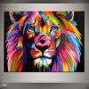 Abstract Lion Wall Art (Photo 1 of 15)