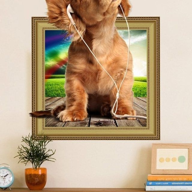 The Best Dogs 3d Wall Art