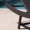 Eliana Outdoor Brown Wicker Chaise Lounge Chairs (Photo 5 of 15)