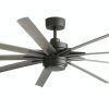 Grey Outdoor Ceiling Fans (Photo 1 of 15)